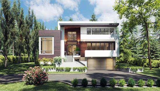 image of contemporary house plan 1261
